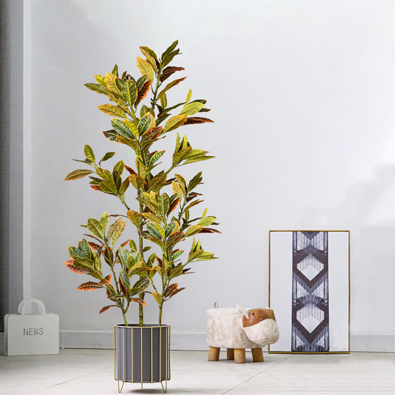 Rubber Plant Ficus - 120cm Large Fake Ficus Tree Artificial