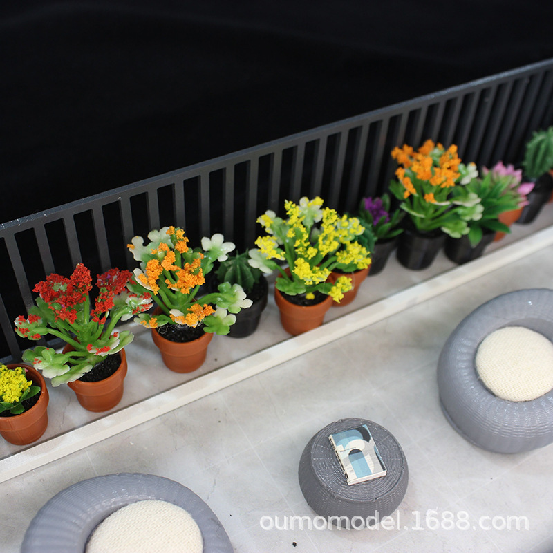 Cactus Mix Pot - Mini Simulated Plants Cactus Succulent Flower