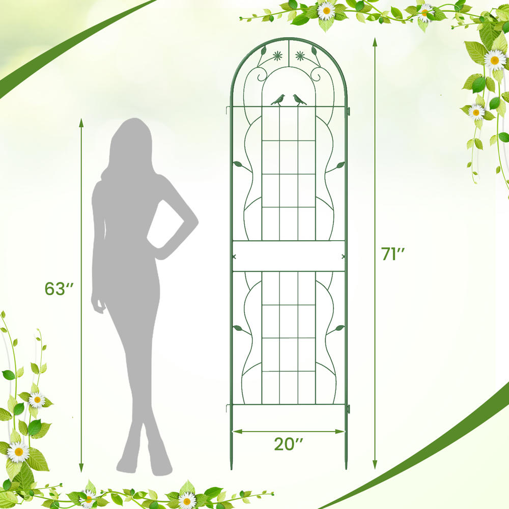 4 Pack 71 X 20 Inches Metal Ga - đánh giá và giá Plants X