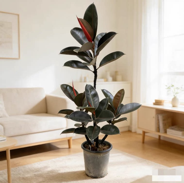 The rubber tree (Ficus Elastic - đánh giá và giá Rubber Plant Ficus