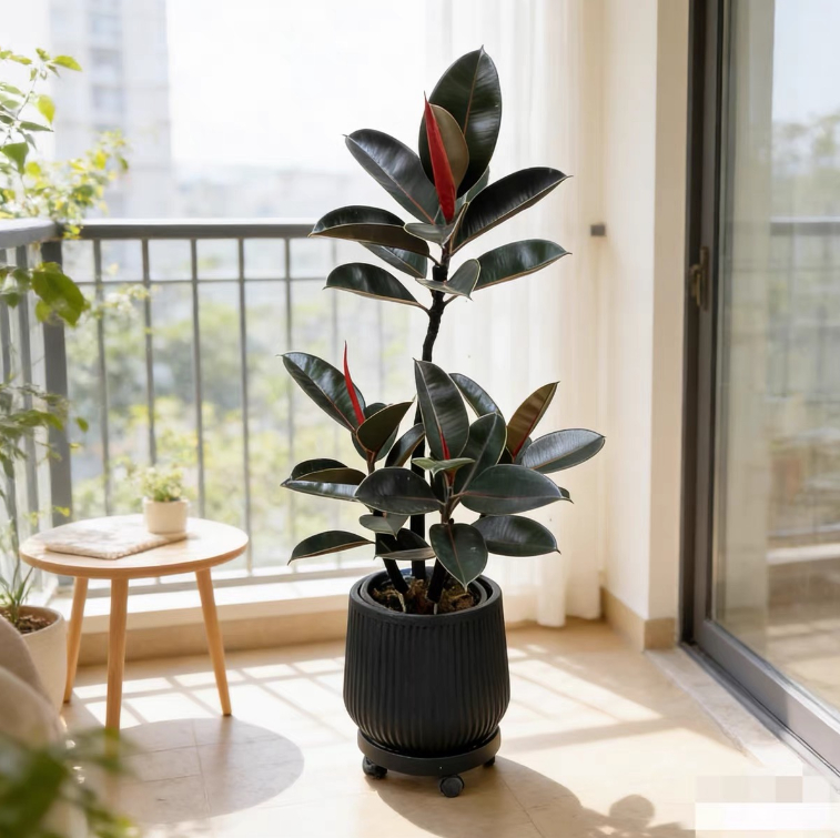 The rubber tree (Ficus Elastic - đánh giá và giá Rubber Plant Ficus