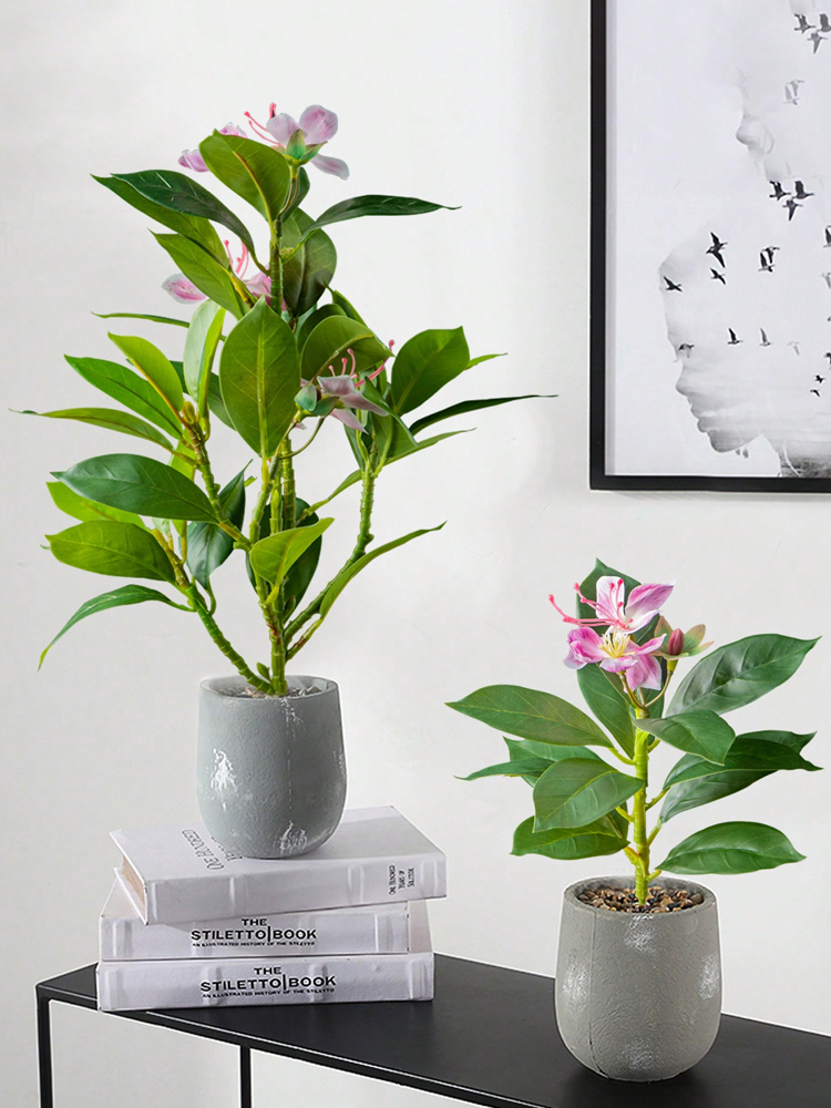21-40cm Artificial Azaleas Pla - đánh giá và giá Rubber Plant Ficus
