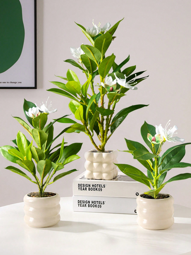 21-40cm Artificial Azaleas Pla - đánh giá và giá Rubber Plant Ficus