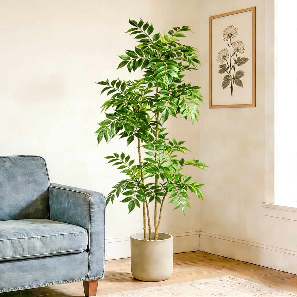 76-140cm Artificial Rubber Tre - đánh giá và giá Rubber Plant Ficus