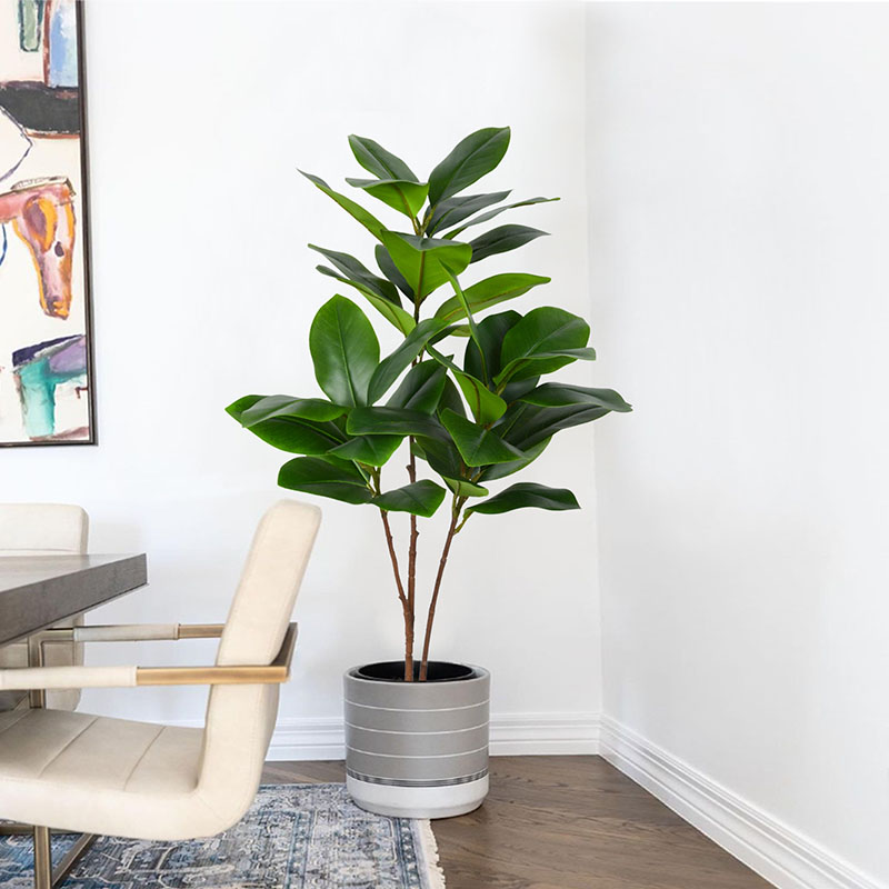 51in Large Artificial Plants F - đánh giá và giá Rubber Plant Ficus