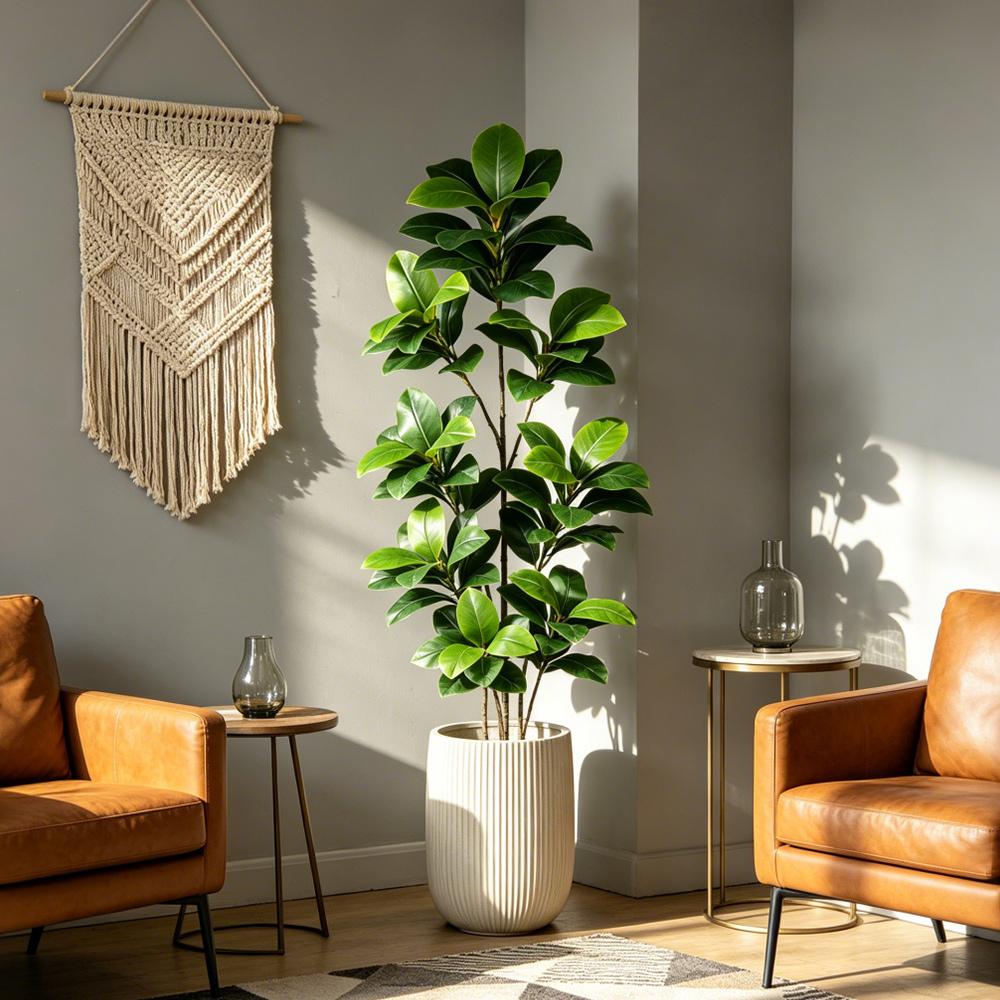 74-140cm Large Artificial Bany - đánh giá và giá Rubber Plant Ficus